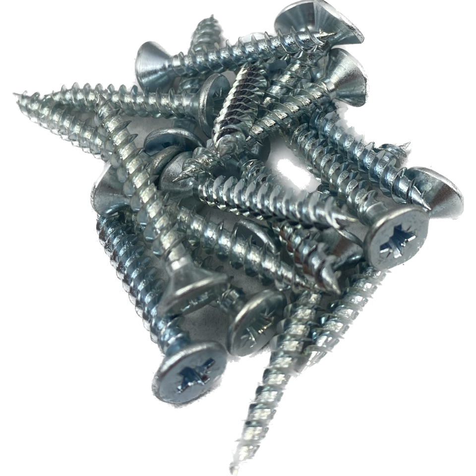 Twin Thread Woodscrew 10 x 1.1/2" (Box of 200)