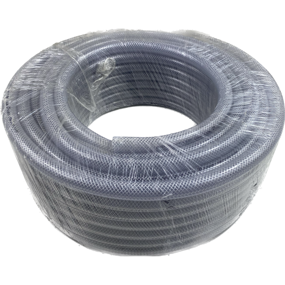 Braided Pipe - PVC 12.5mm ID 30m Roll