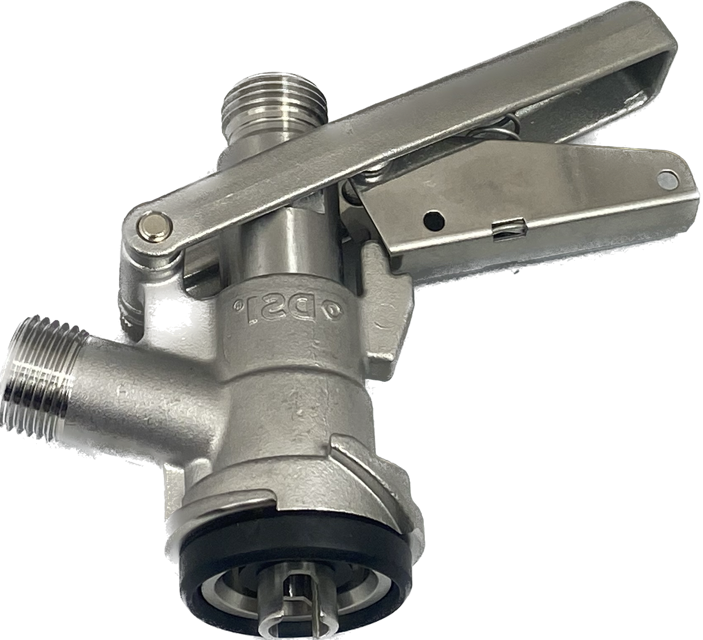 S Type Keg coupler or Sankey Coupler, one of the most common keg connectors in the UK.