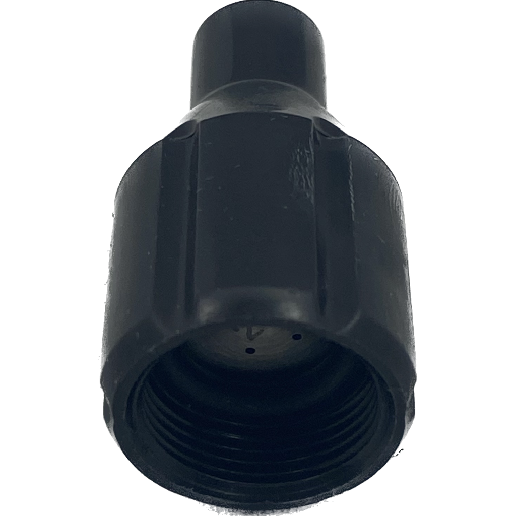 Alumasc Metered Nozzle (Black Plastic) with Creamer